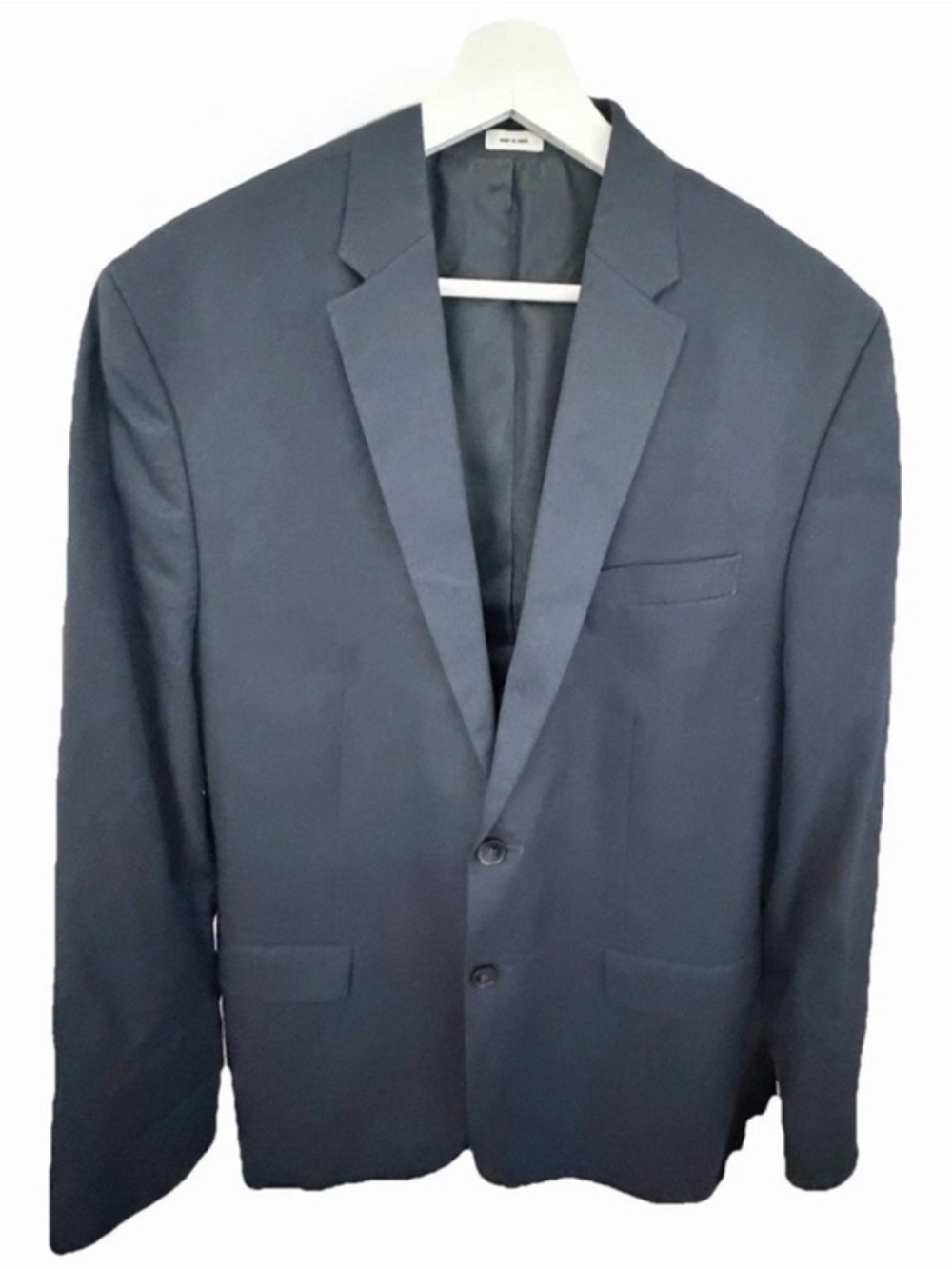 Calvin Klein Dark Navy Two-Button Men's Suit Blazer
